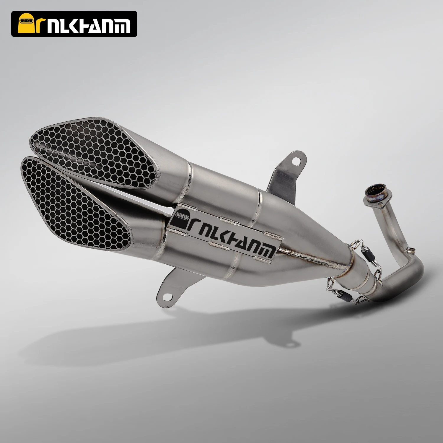 ZONTES 368D выхлопная система мотоцикла Ti. Модификация полного сечения из сплава с глушителем NlkHanm Gemini Escape для 368D-2025
