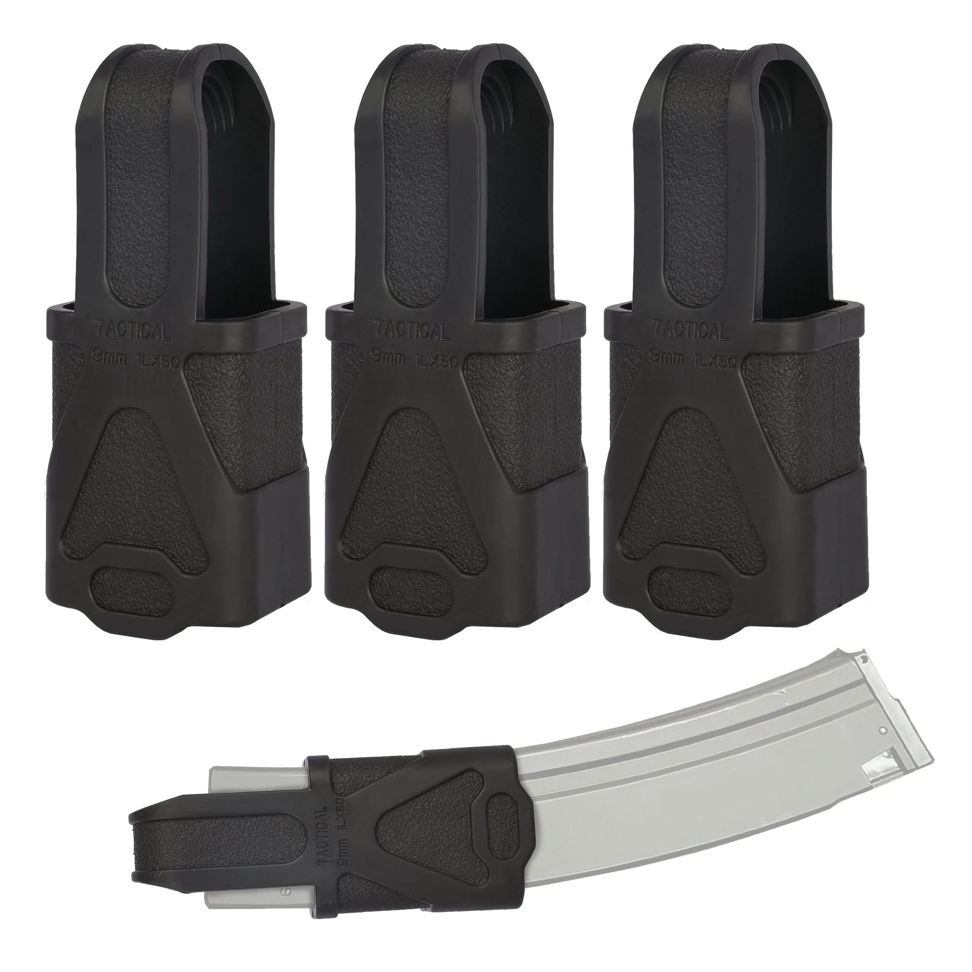 9mm Mag Assist Magazine Pull Protector, Compatible with 9mm Double Magazine (Pack of 3)