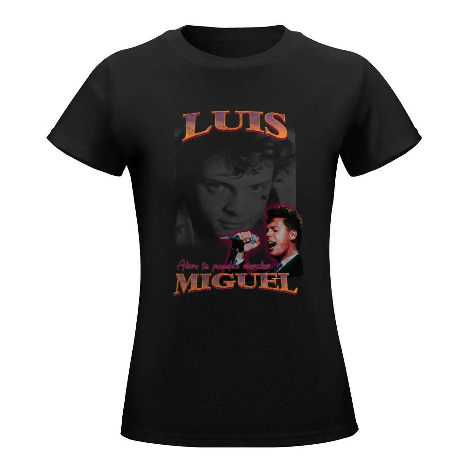 Luis Miguel T-Shirt korean fashion funny summer clothes Womens graphic t shirts