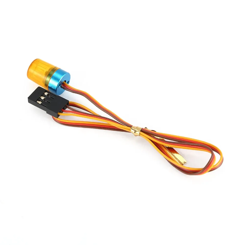 Luz LED RC, lámpara brillante multifunción, parpadeo estroboscópico, rotación rápida y lenta para coche modelo 1/10 1/14, camión HSP Axial