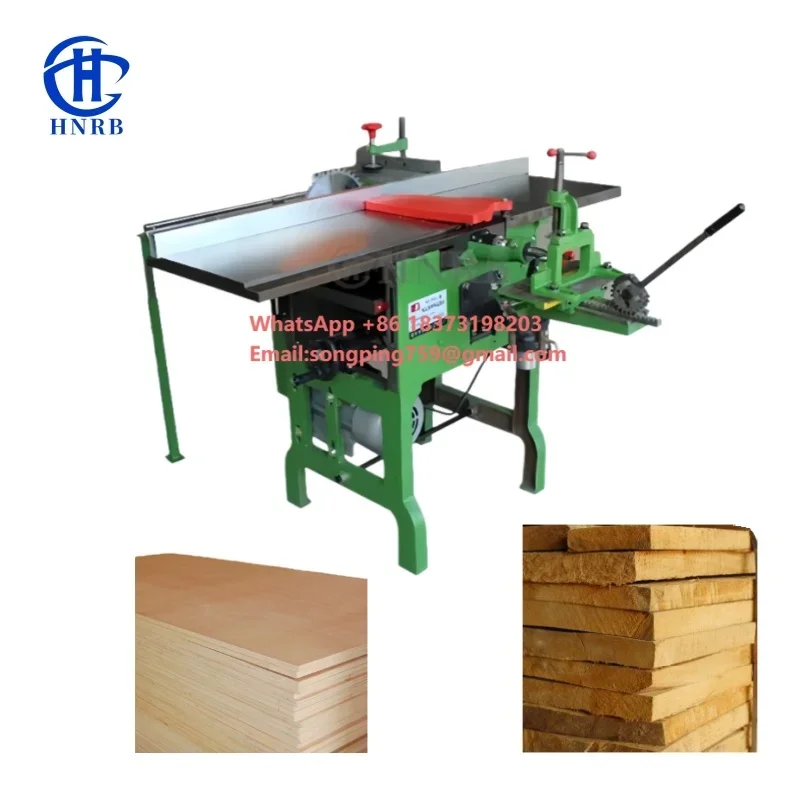 Multifunction Combination Woodworking Machine Smooth Face Wood Planer for Furniture Board New and Used 220V