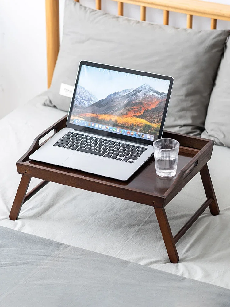 small coffee table, folding kang table, household solid wood balcony, Japanese window sill, tatami low tea table table