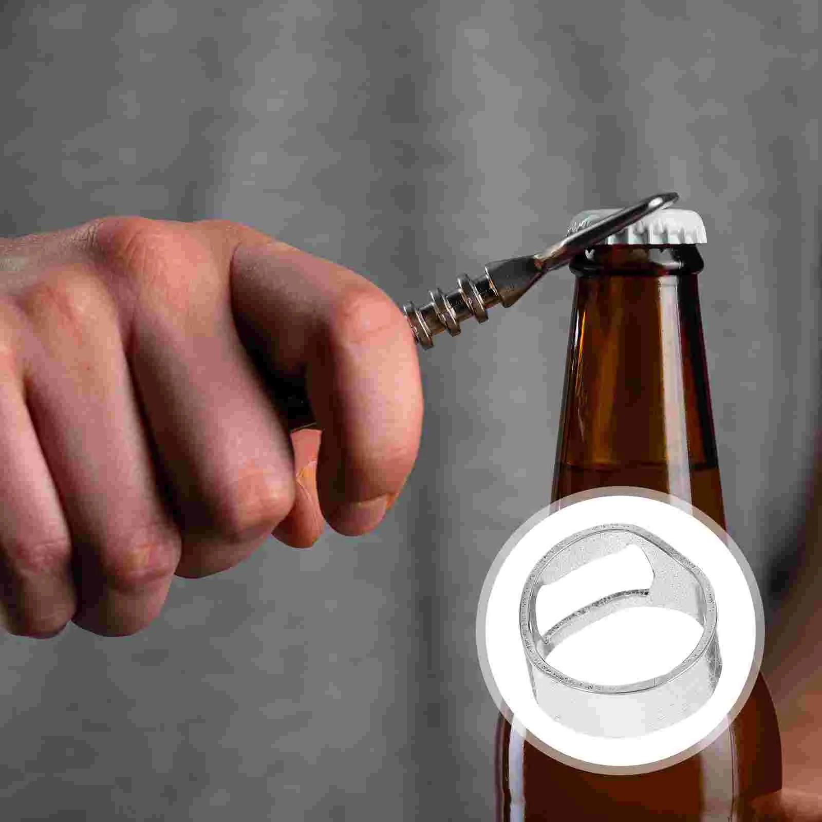10 Pcs Easy to Use Bottle Opener Beer Stainless Steel Anti-rust Fashionable