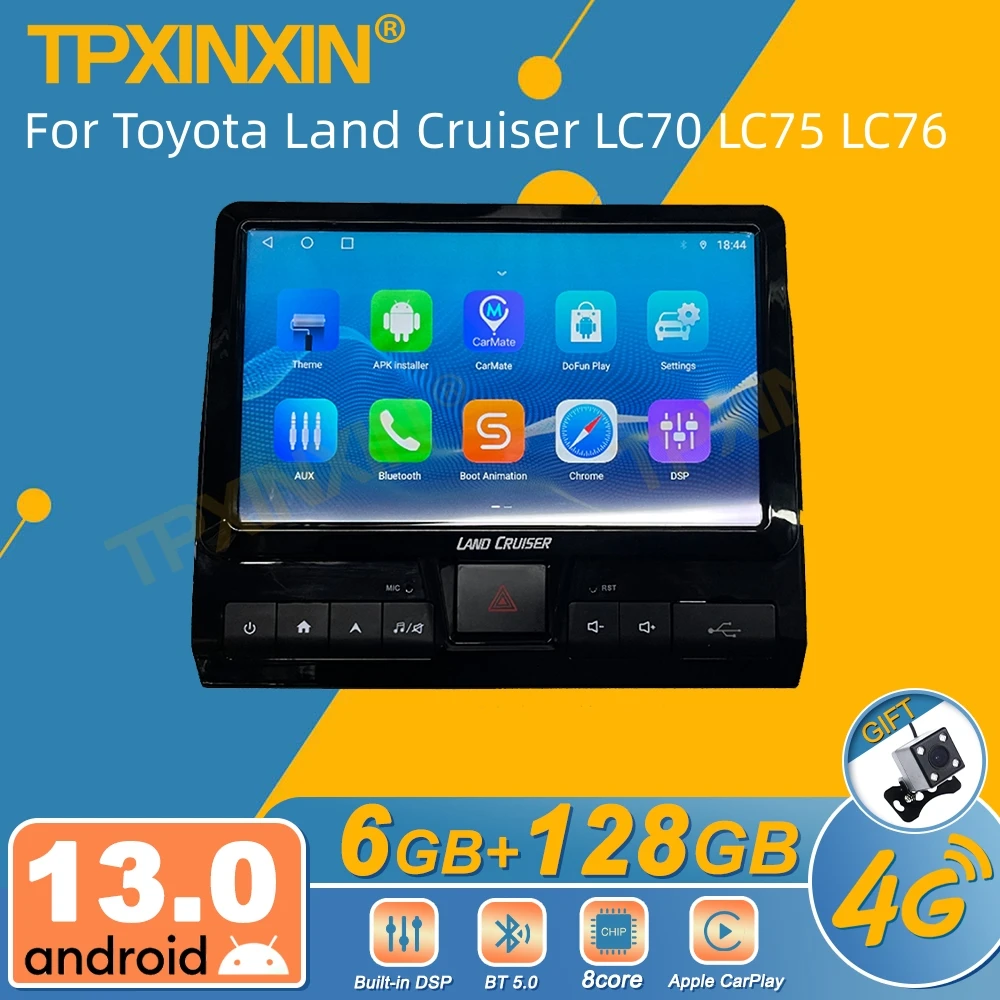 

For Toyota Land Cruiser LC70 LC75 LC76 Android Car Radio Multimedia Video Player Wireless Carplay Autoradio Stereo GPS Navi Head