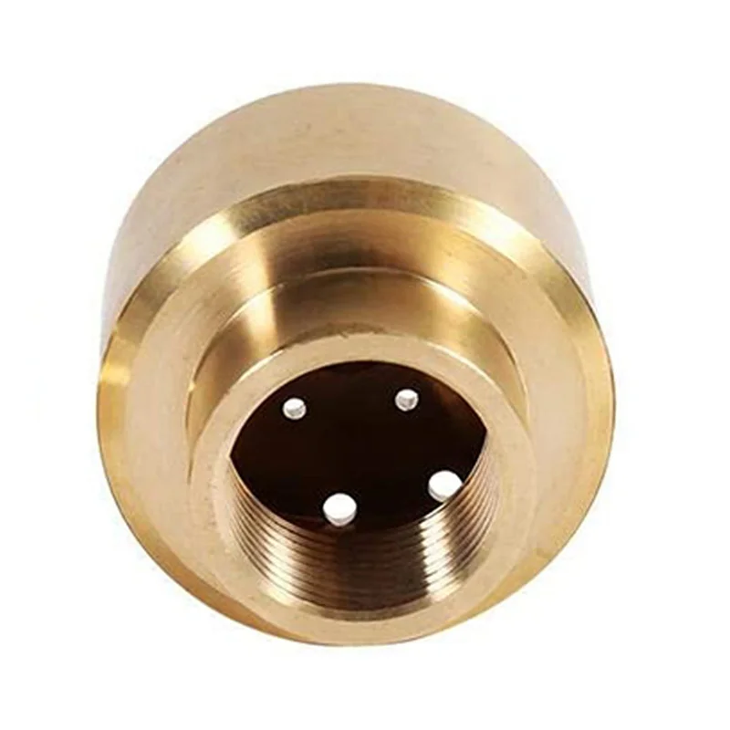 ABFY-4X Fountain Nozzle Heads,Brass Column Multi Direction Jet Pond Fountain Water Spray Sprinkler Head Garden(3/4 Inch)