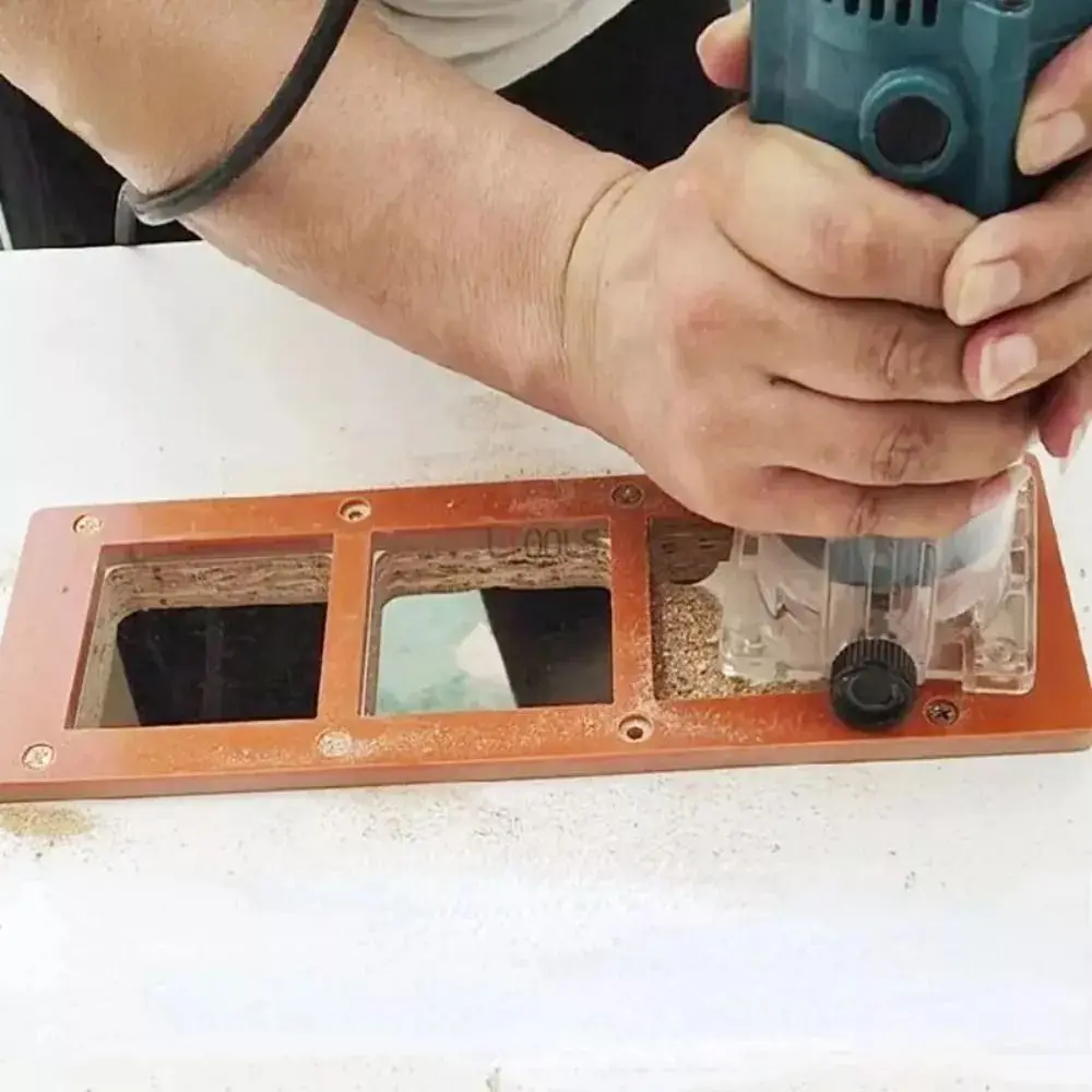 86 Type Switch Socket Bottom Template Precise Durable Sockets Open Hole Position Tool Wear-resistant Switch Hole Template