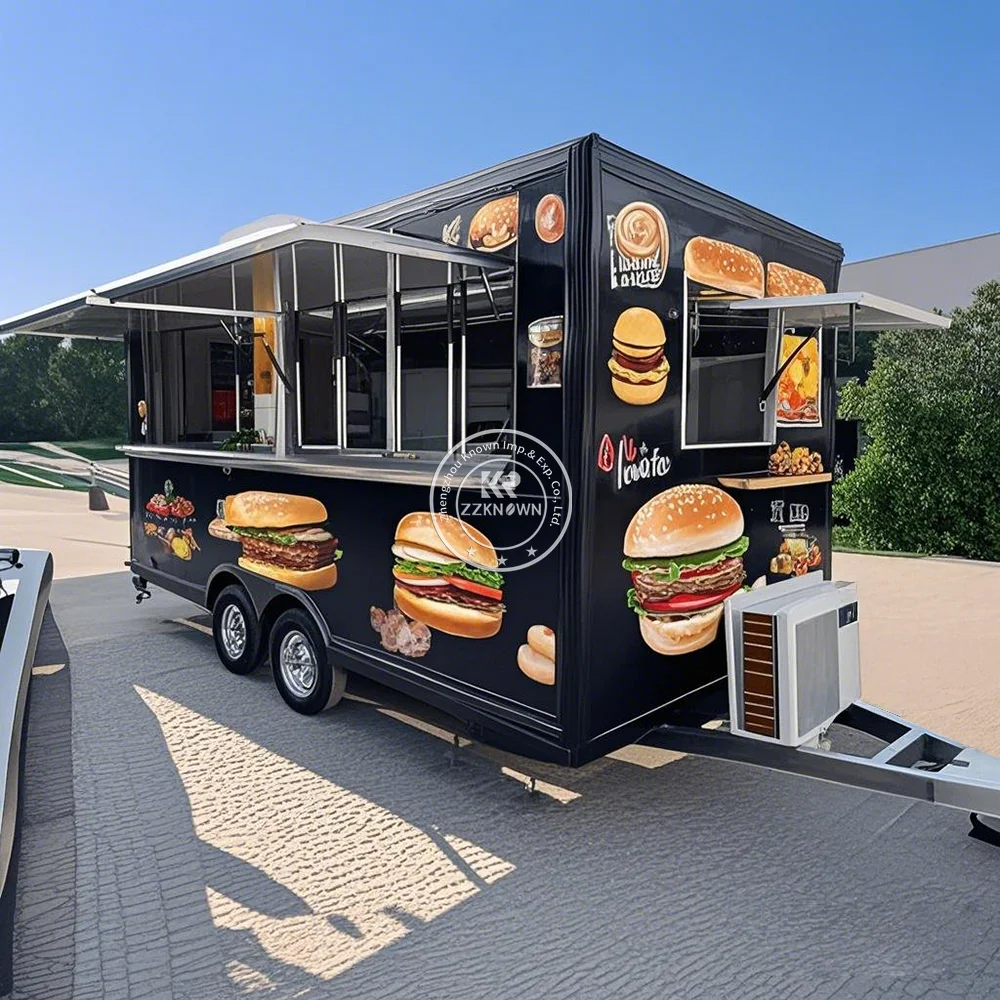 Factory Price Truck Coffee Food Truck For Sale Europe Kitchen Mobile Food Trailer Small Hot Dog With Equipments