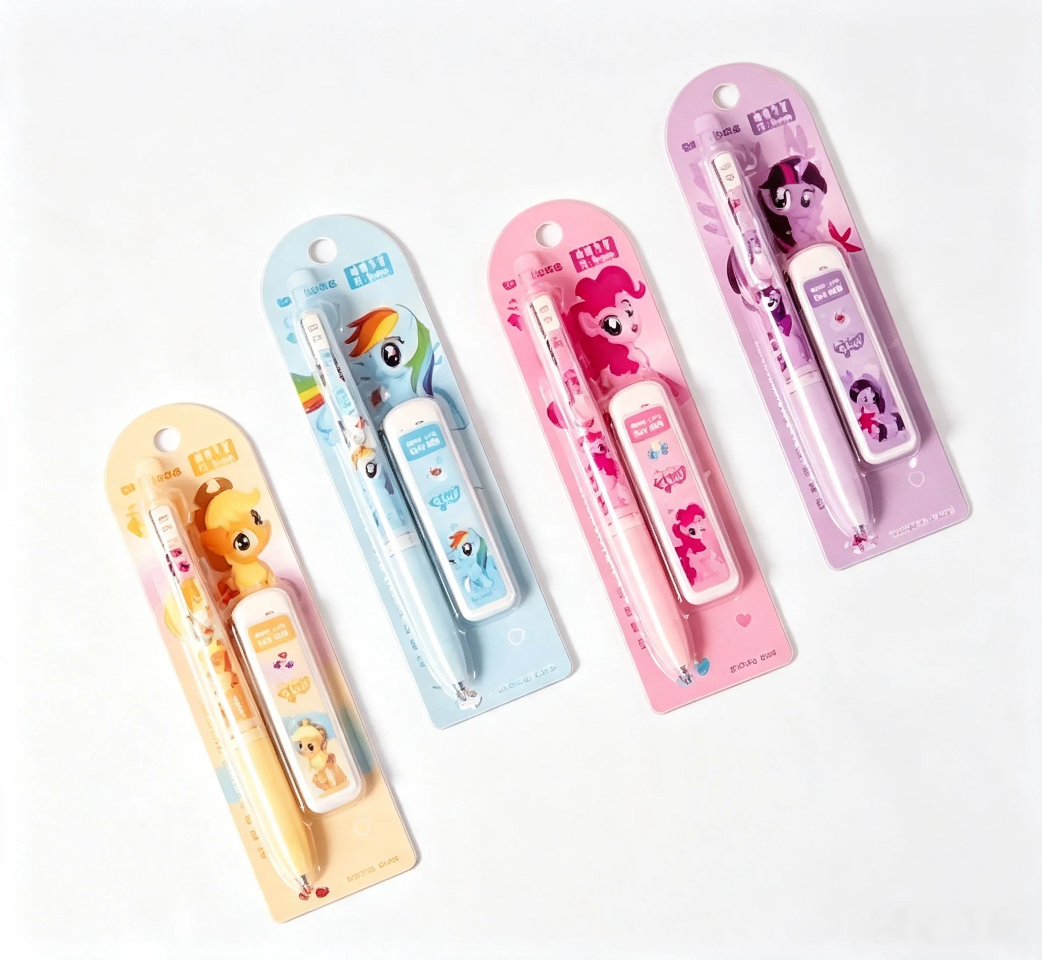 1/2/3/4pcs Set of Automatic Mechanical Pencils with Refills A cute cartoon mechanical pencil set designed for students