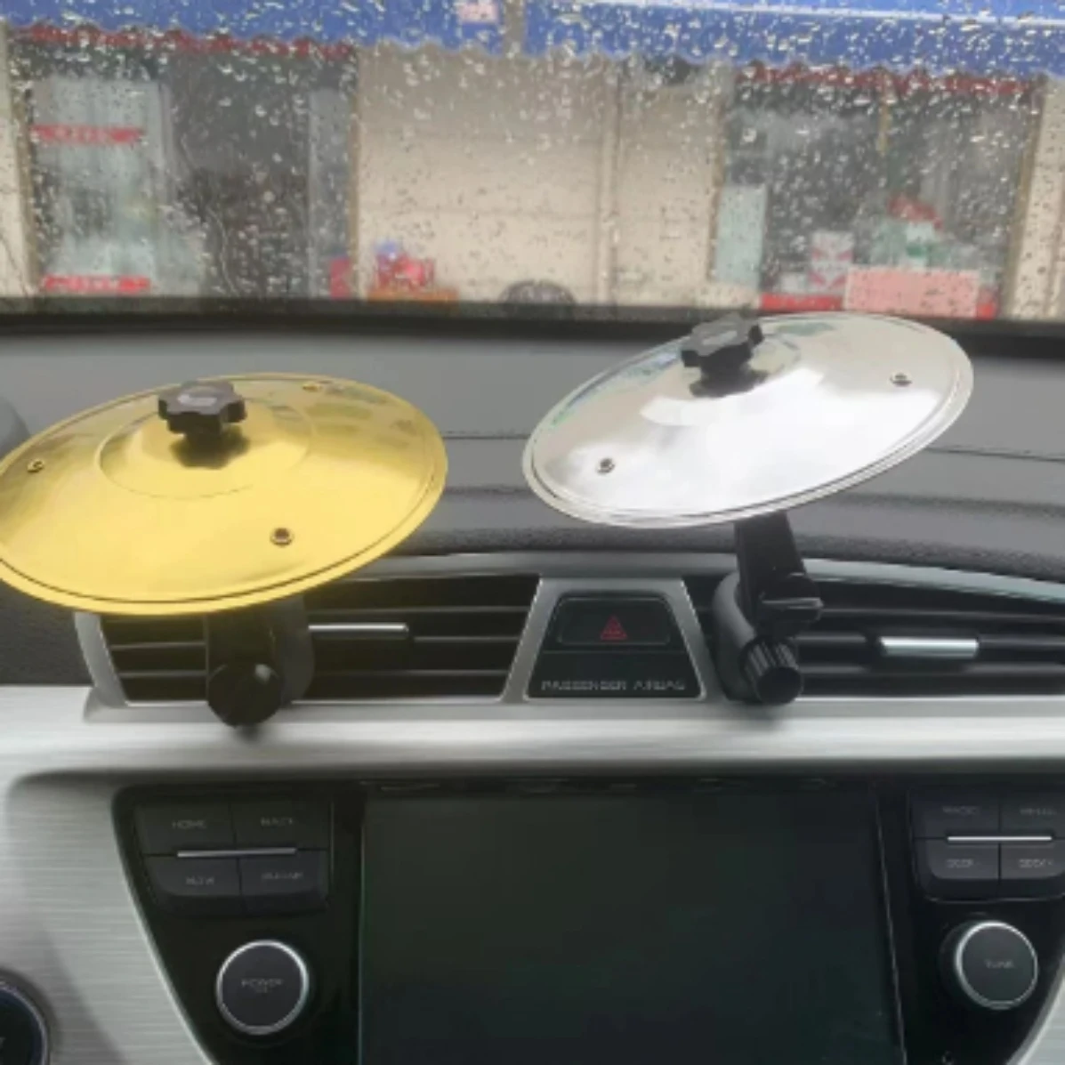 

Universal Mini Drums Colliding With Cymbals Vent Decoration For Car Rugged Automotive Interior Accessories Crash Proof Design