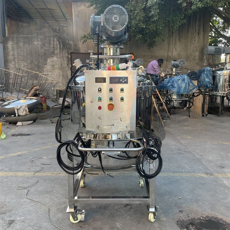 

Jacket heat exchange movable, spiral stirring, cooling transfer kettle, chemical industry