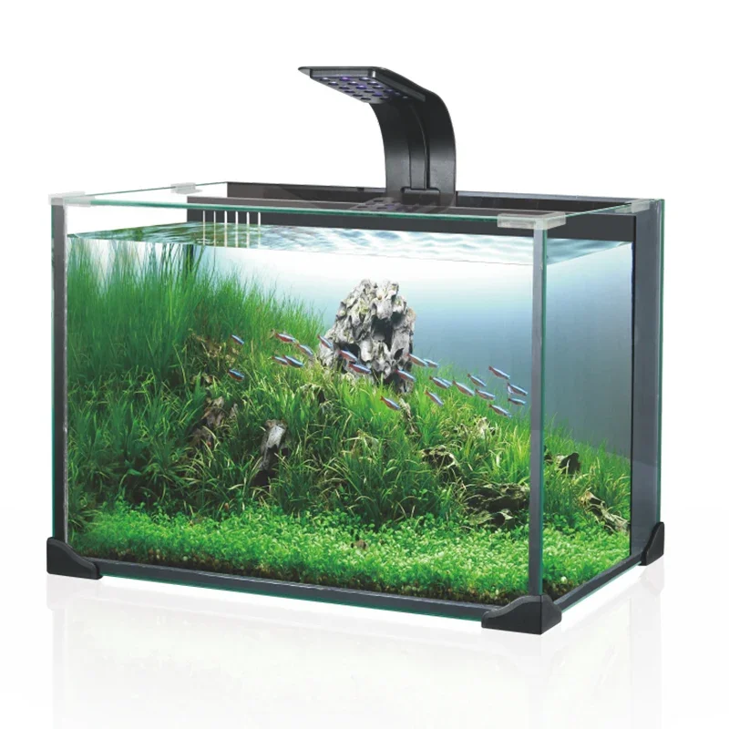 Heto Fish tank aquarium kit with Aquariums accessories LED Lighting and Filtration Included