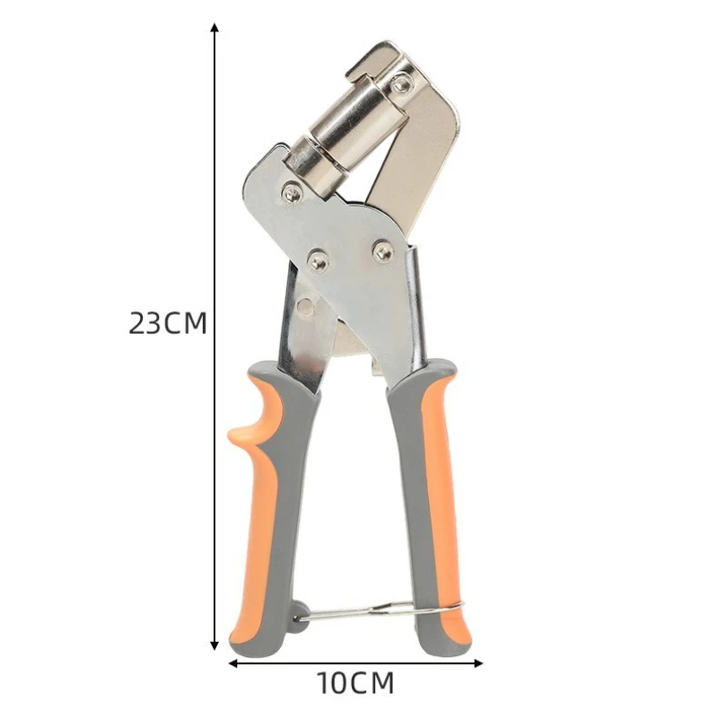 Portable Hand‑operated Eyelet Plier, Snap Fastener Press, Hole Puncher Tarpaulin, Poster and Photograph Fabric