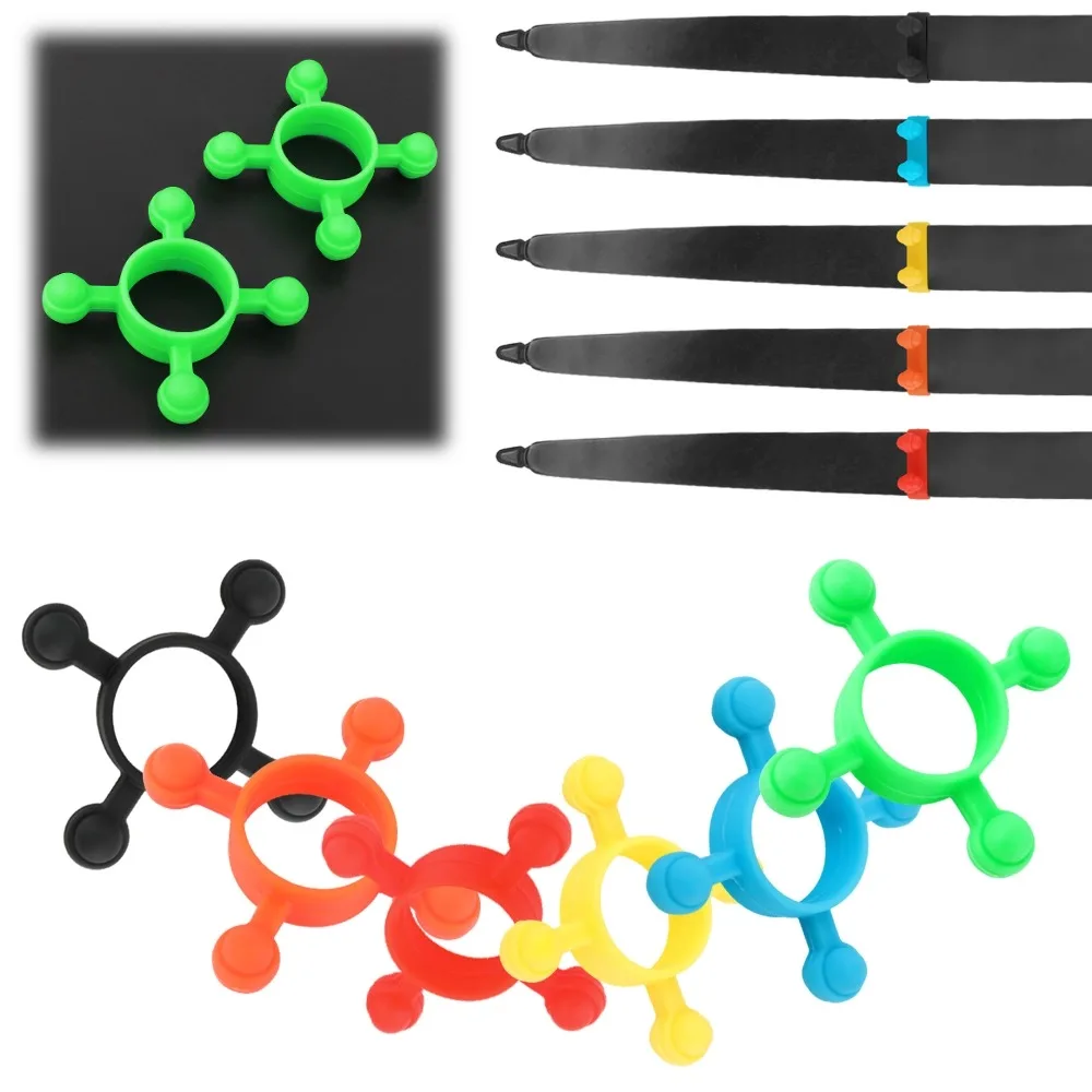 

Recurve Bow Limb Vibration Dampener Pair Soft Silicone Multi-color Shock Absorber Longbow Recurve Bow Hunting Target Shooting
