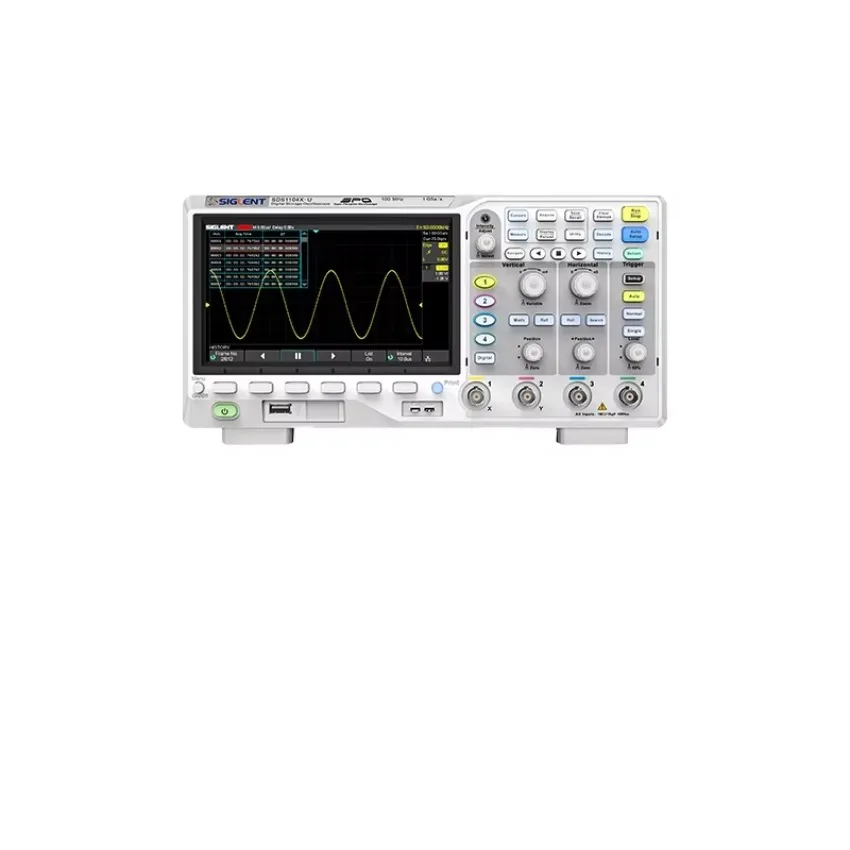 Osciloscopio SIGLENT SDS1104X-U de Alta Precisión con Super Fósforo, Muestreo de 1G, Ancho de Banda de 100MHz, 4 Canales