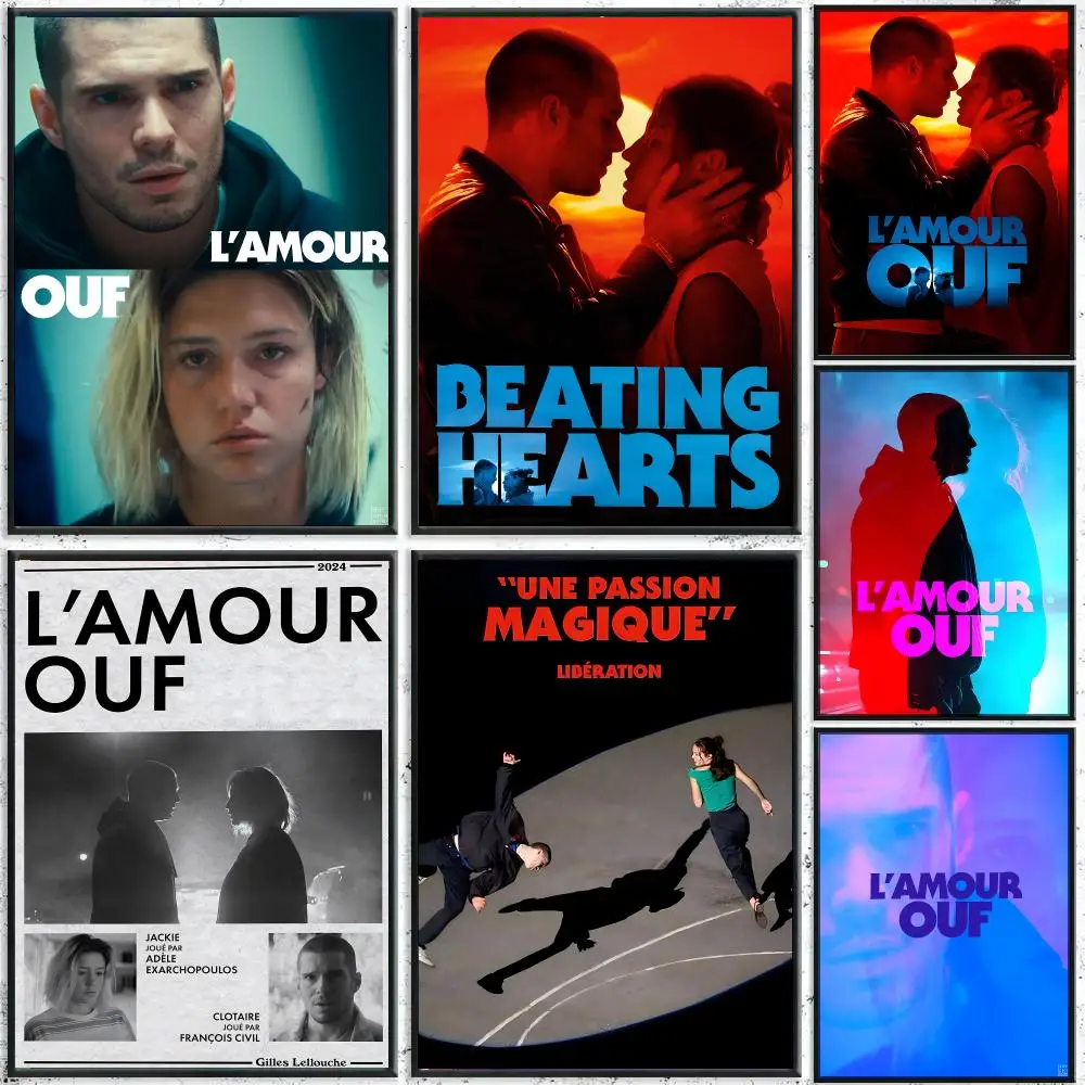 Beating Hearts Movie Poster Home Living Bed Room Bar Hallway Sticky Wall Printing Waterproof Aesthetic Decor