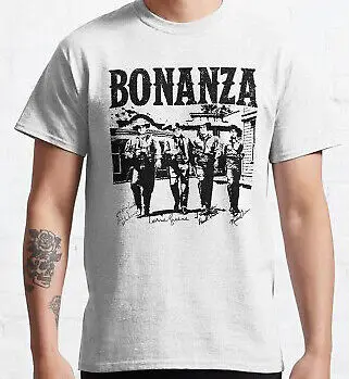 Camiseta Retro Bonanza de David Dortort Ben Cartwright Adam Hoss Joseph Little Joe
