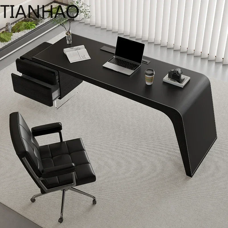 Writing Chair Office Desks Living Room Luxury Manager Conference Executive Computer Standing Study Black Escritorio Furniture