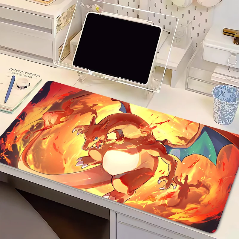 Alfombrilla de ratón P-Pokemon Charizard, accesorios para juegos, teclado de ordenador, diseñada específicamente para deportes electrónicos, alfombrilla de ratón para jugador