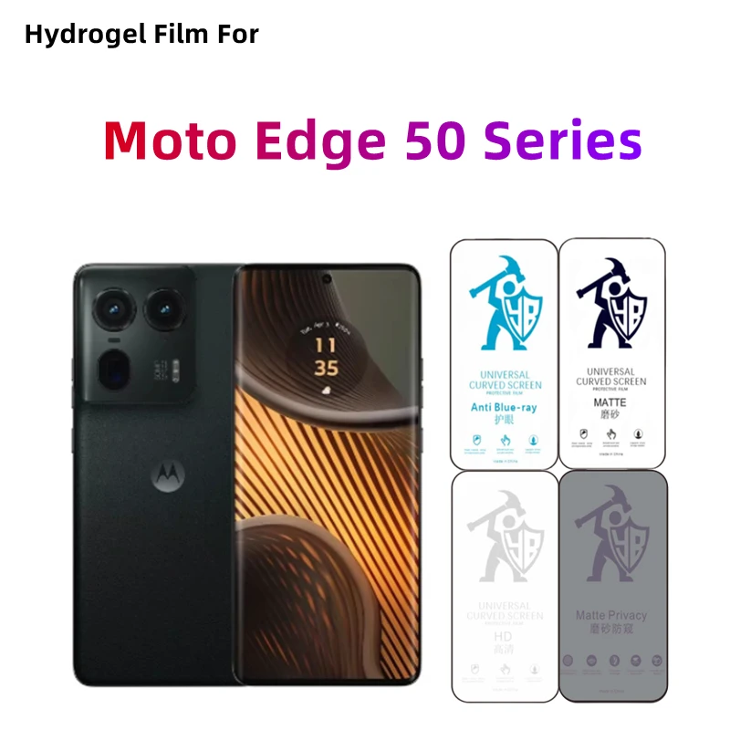 

2pcs Anti spy Matte Hydrogel Film For Motorola Edge 50 Ultra HD/Eye Care Screen Protector For Moto Edge 50 50pro 50neo 50fusion