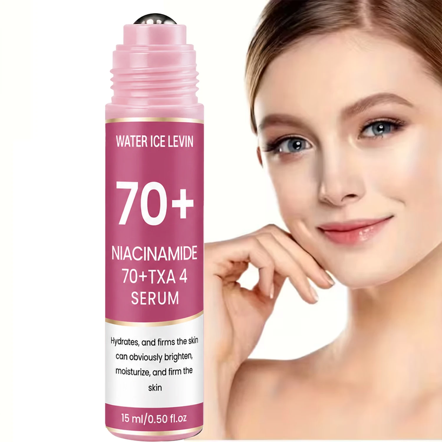 70+ Niacinamide TXA4 Roller Eye Serum, Enhance Eye Vitality, Tighten Skin, Soothe Eyes, Anti-Aging Eye Treatment for Dark Circle