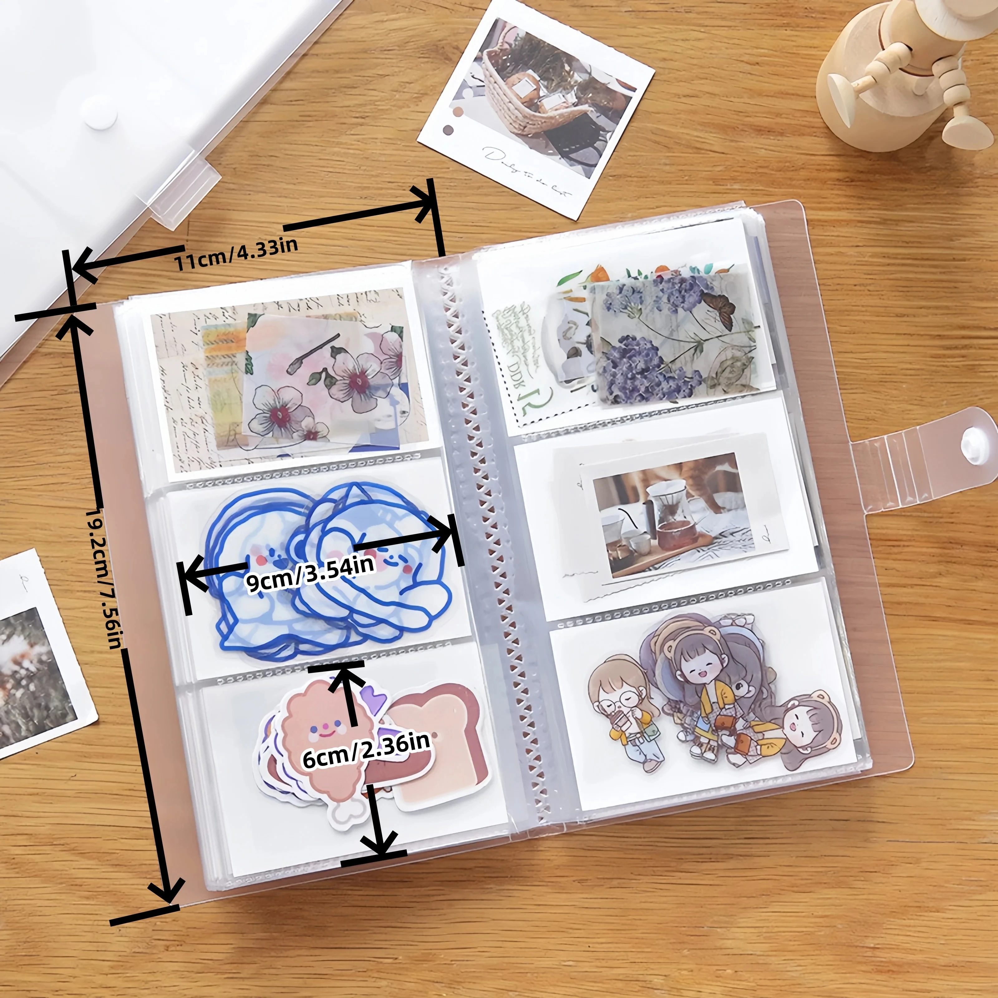 120/240-card card book card movie ticket book 3-inch photo album small card storage book