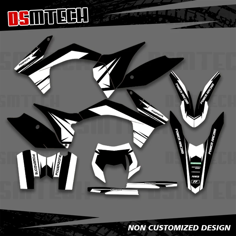 

DSMTECH полная графика наклейки мотоцикл фон на заказ для KTM 2011-2012 SXF EXC EXC-F 125 250 300 003