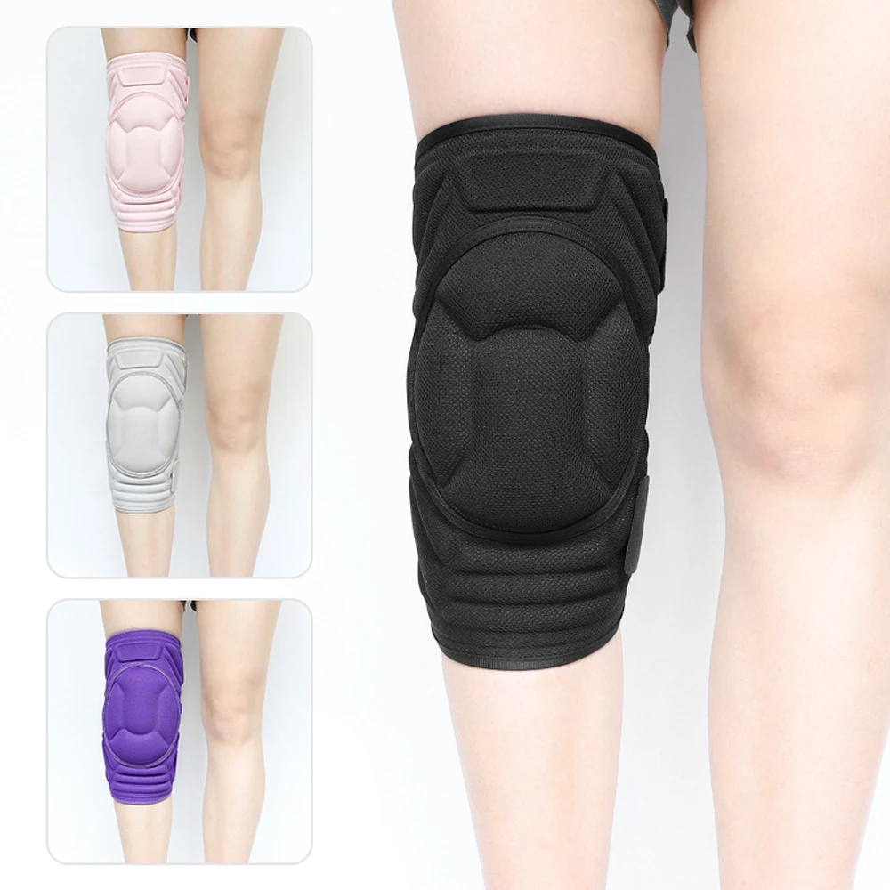 

2 шт. защитные наколенники с мягкой подкладкой для мужчин, женщин, подростков, девочек и мальчиков, защитные накладки для коленей для борьбы, волейбола, баскетбола
