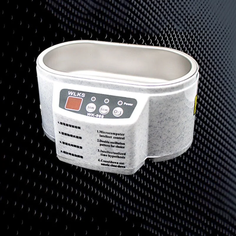 2 Frequency Ultrasonic Cleaner 7.22 Adjustable Dual Vibration Mode For Jewelry Watch Eyeglass Store Precision Parts Cleaning