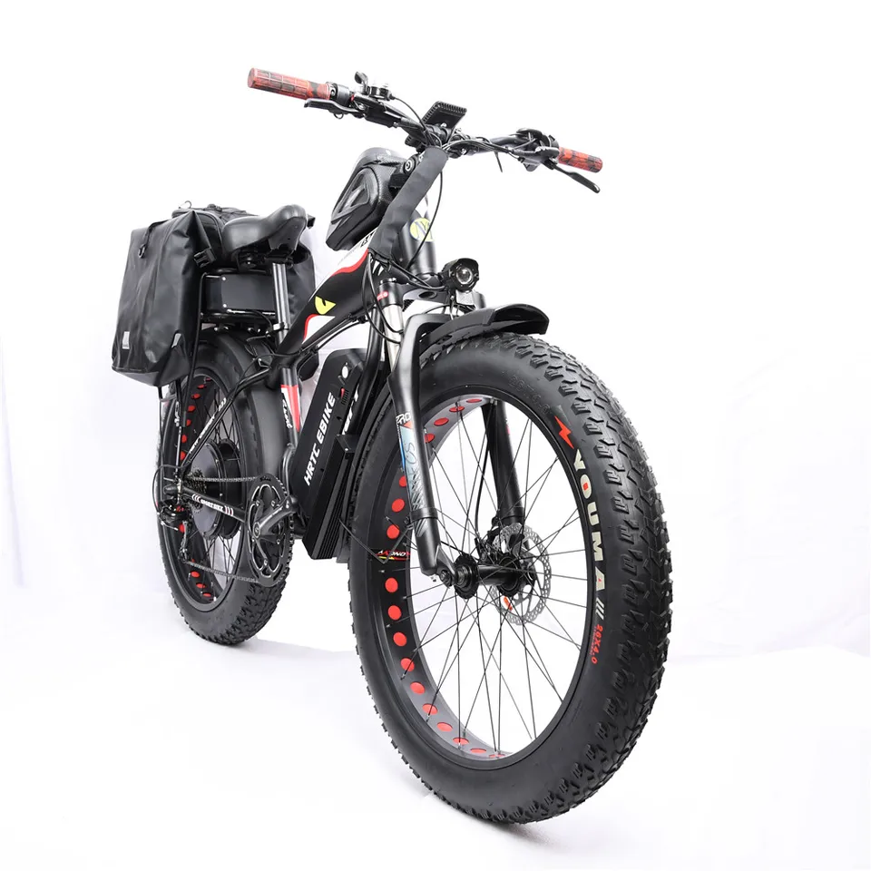 26inch Fat Tire e-Bike﻿﻿ 48v1500w High power rear drive motor 50ah Dual lithium battery long range Mobility aid snow tyre e-bike image 4