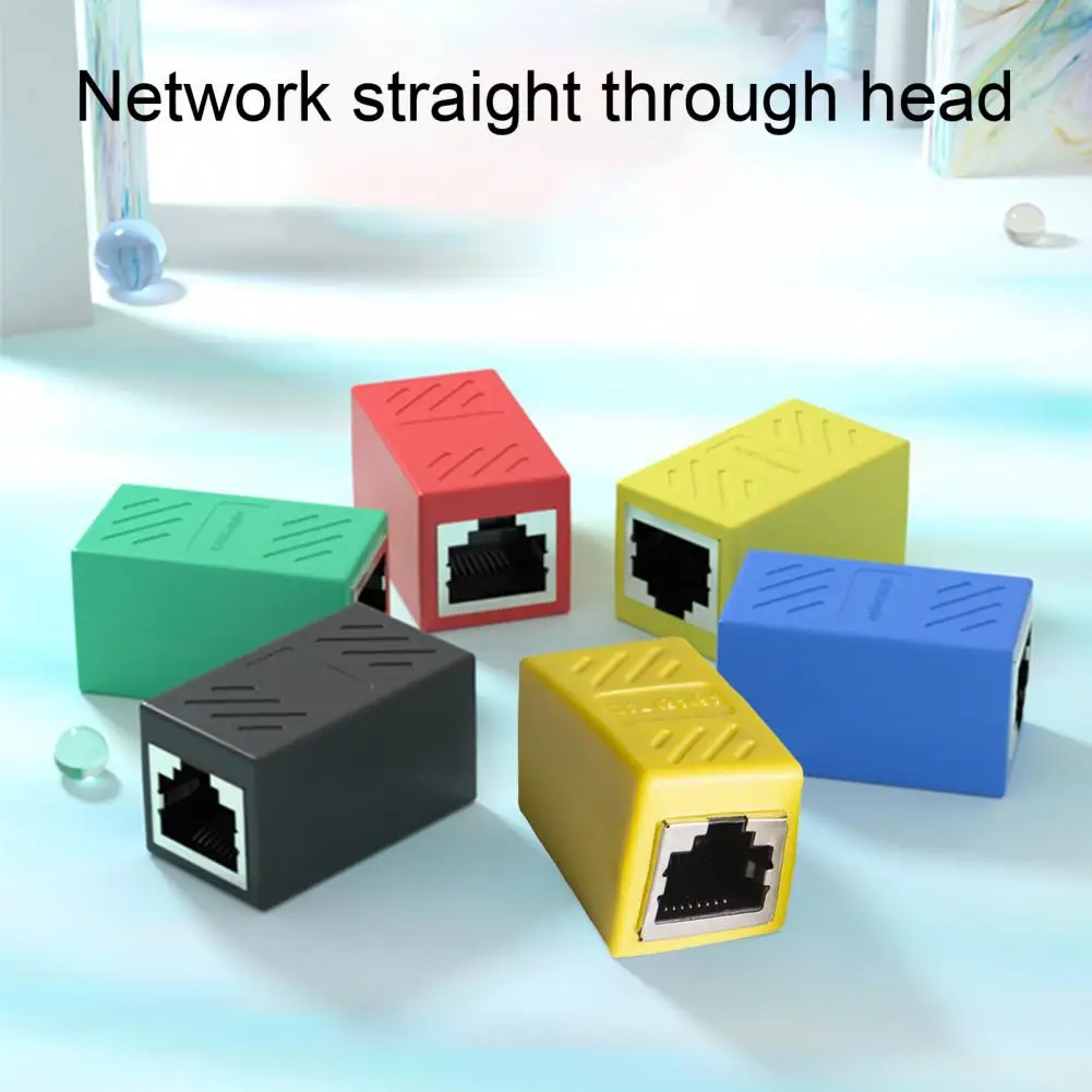 Ethernet Cable Extender,RJ45 cat 5 cat 6 cat6a Coupler, Extender Connector Female to Female RJ45 Ethernet LAN Connector