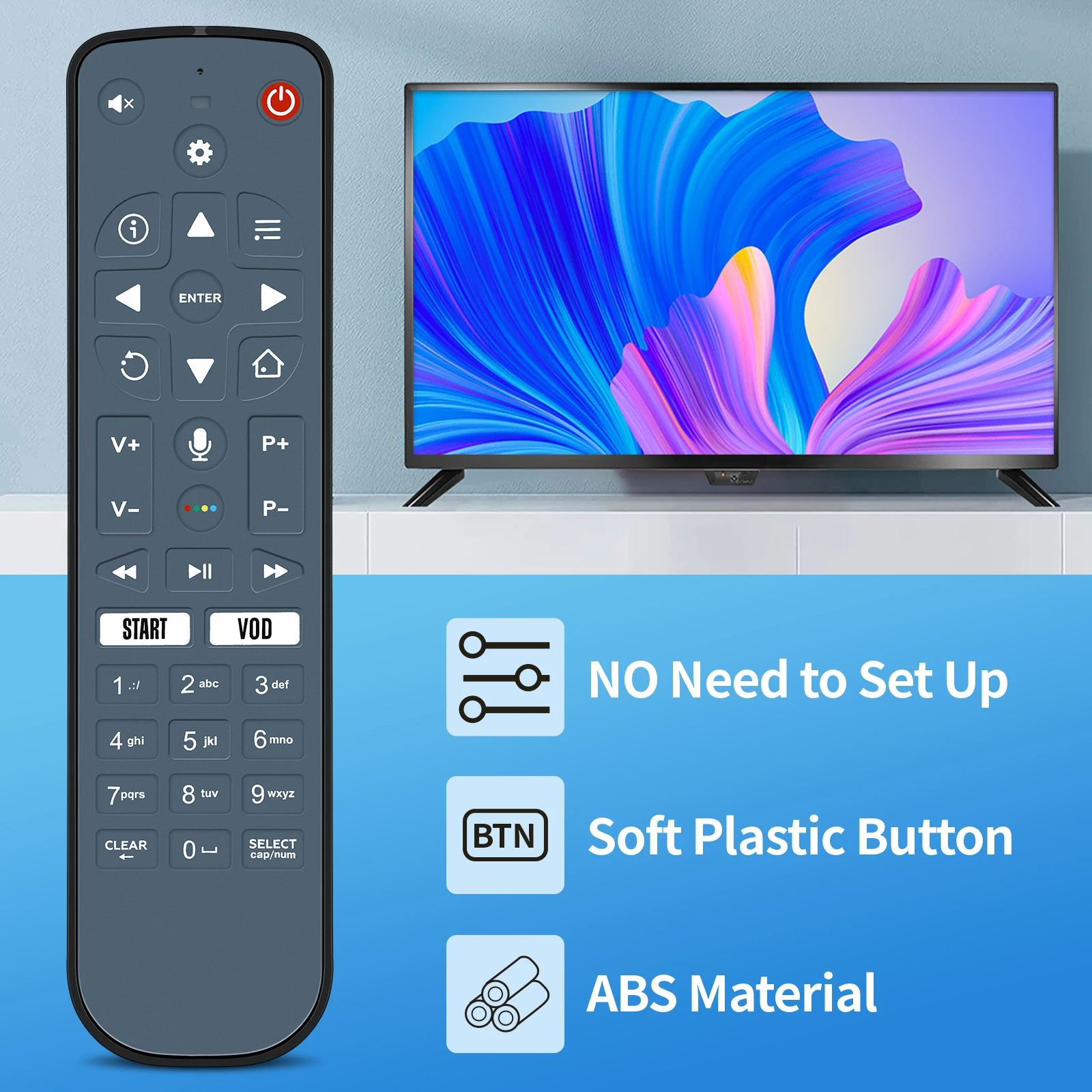 جهاز تحكم عن بعد جديد لجهاز استقبال KartinaTV Eva، Dune HD Eva 2021 TV-178K TV-177K