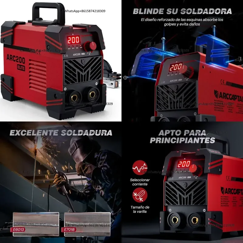 European Standard 230V 200 Inverter Welder TIG/MMA Synergistic Control IGBT Inverter ARC Welding Machine