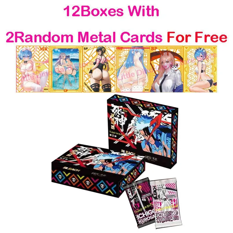 12/24/36 Boxes Wholesale Price 2023 Newest Bleach Collection Card Japanese Anime Booster Box Doujin Toys And Hobby Gift