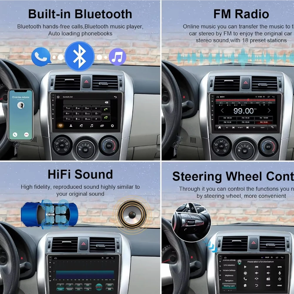 Android 16 Car Radio  For Suzuki Swift 4 2011-2017 Head Unit Auto BT Stereo Multimedia Video Monitor GPS Navigation WIFI 4G DSP