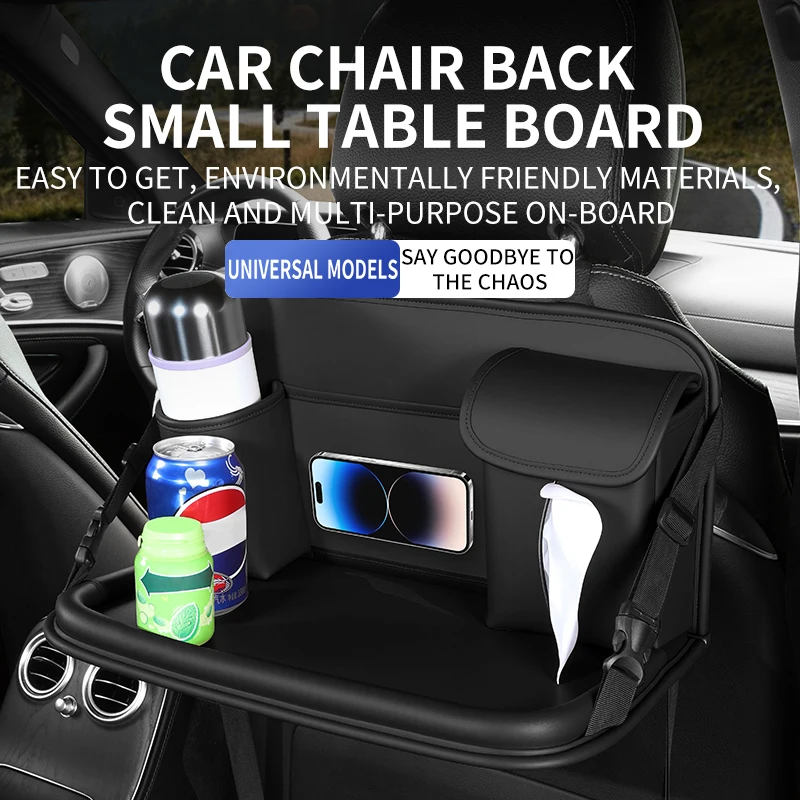 

Складной органайзер для автомобильного сиденья с подносом, держатель для мобильного телефона для планшета, многофункциональное хранилище для салона автомобиля, универсальные автомобильные аксессуары