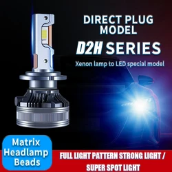 D2H LED Headlight bulb LED D2H Car light 160W 12V super bright Canbus Auto Lamp 1:1 Replication Plug And Play