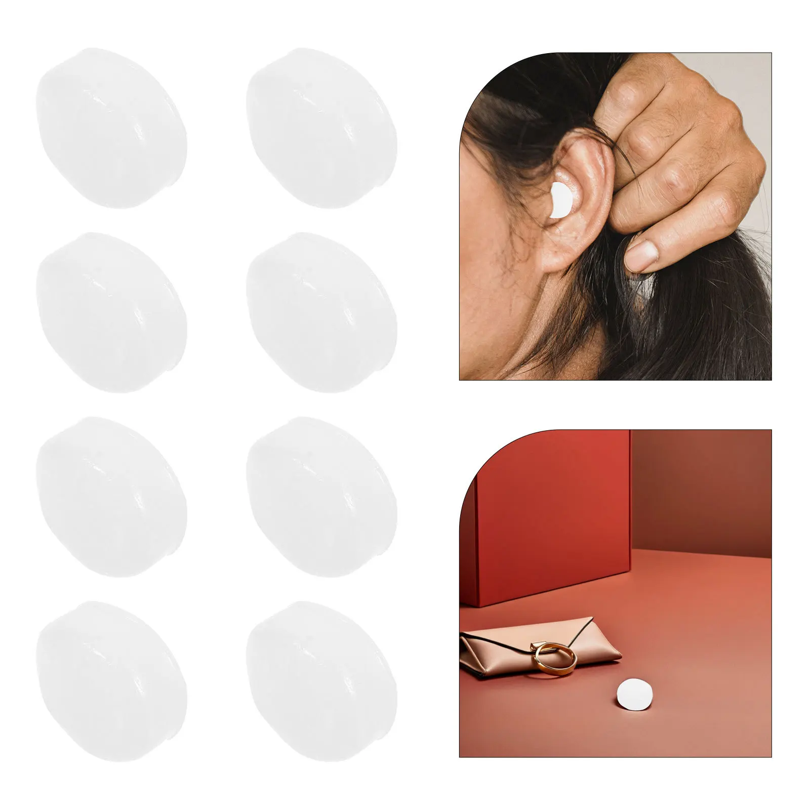 

Silicone Ear Plugs Soft Noise Blocking Sleep Earplugs for Snoring Reusable Hypoallergenic Ear Muffs for Side Sleepers