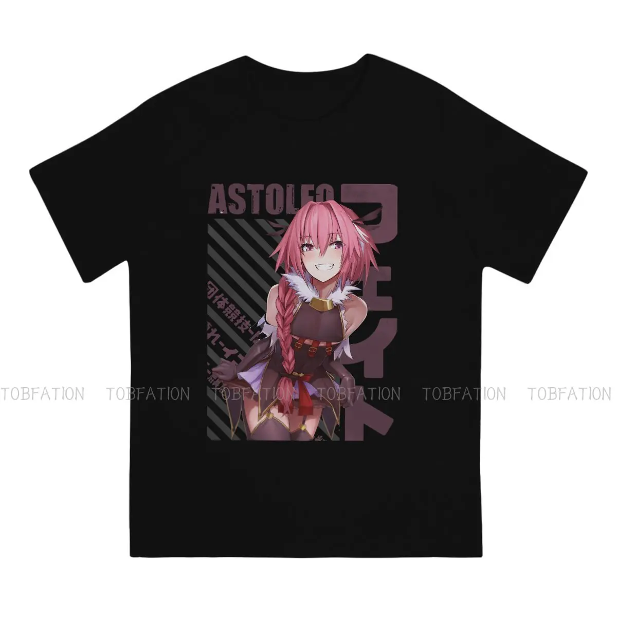 Fate Stay Night Game Astolfo T Shirt Classic Goth Summer Cotton Men's Tops Harajuku Crewneck TShirt