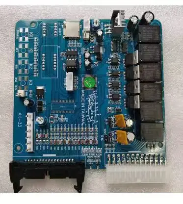 Consola de juegos Arcade con luz led, Kit de bricolaje, máquina de gabinete, 2 juegos