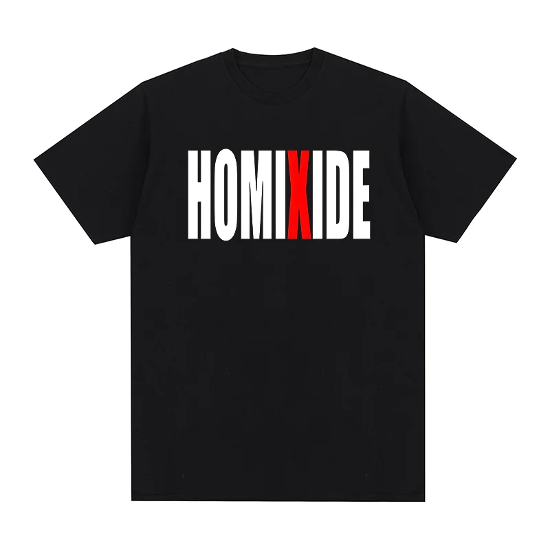 Homixide Gang Vintage T-shirt Rapper Playboi Carti Opium Merch Hip Hop Cotton Men T shirt New Tee Tshirt Womens Tops