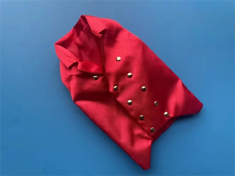 Grandes ventas 1/6th Mini juguetes modelo chaleco rojo vestido abrigo accesorios para 12 "BJD BD001 COO figura de acción DIY recoger