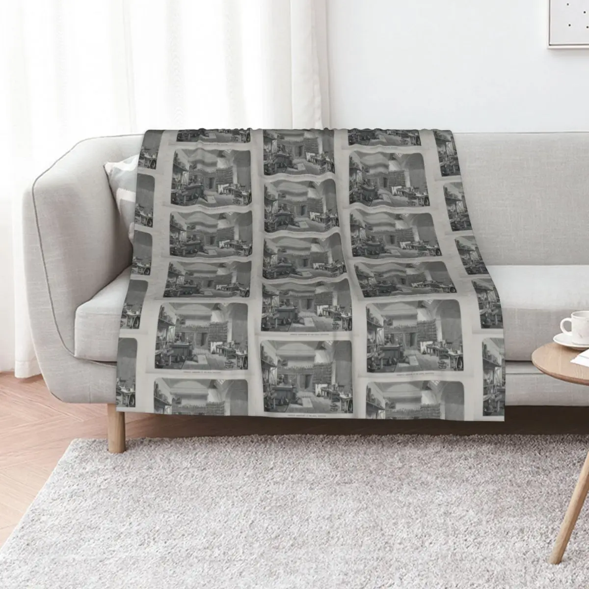 Faradaya??s Laboratory at the Royal Institution Throw Blanket Plush Bed Luxury Brand Flannel Giant Sofa Stuffeds Blankets