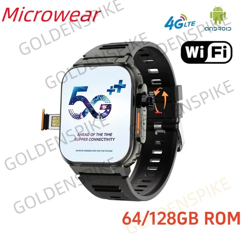 Microwear Ultra Ai3 Smartwatch 4G Tarjeta Sim Android 2,2 ''