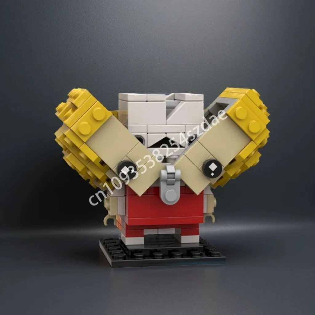 

187 шт. MOC Bony Tony ведро для мусора Brickheadz строительные блоки кирпич Рождественская игрушка подарочный коллектор STEM развивающий подросток