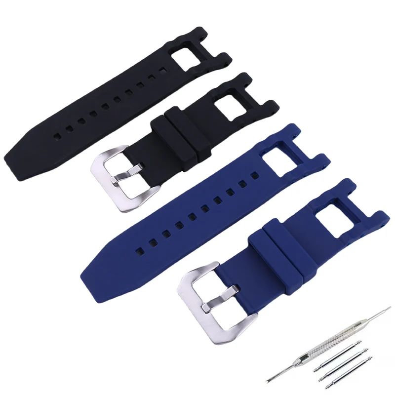 

Men rubber watch band accessories Compatible for Invicta Pro Diver Series 6981 silicone watch strap buckle women wristband 28mm