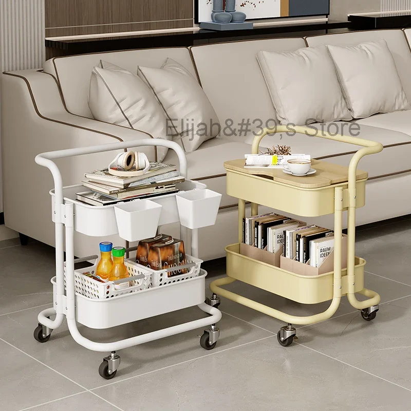 Makeup Salon Trolley Medical Manicure Tattoo Hospitality Drink Salon Trolley with Wheels Muebles Peluqueria Salon Furniture Fg19