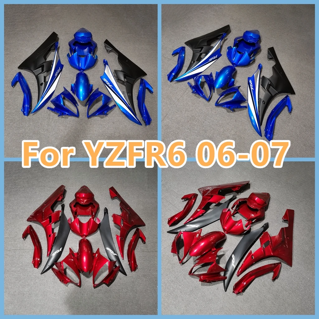 Prime Fairings YZFR6 2006 2007 Customizable Racing Motorcycle Fairings for YAMAHA YZF R6 06 07 2006 2007 ABS Plastic Injection