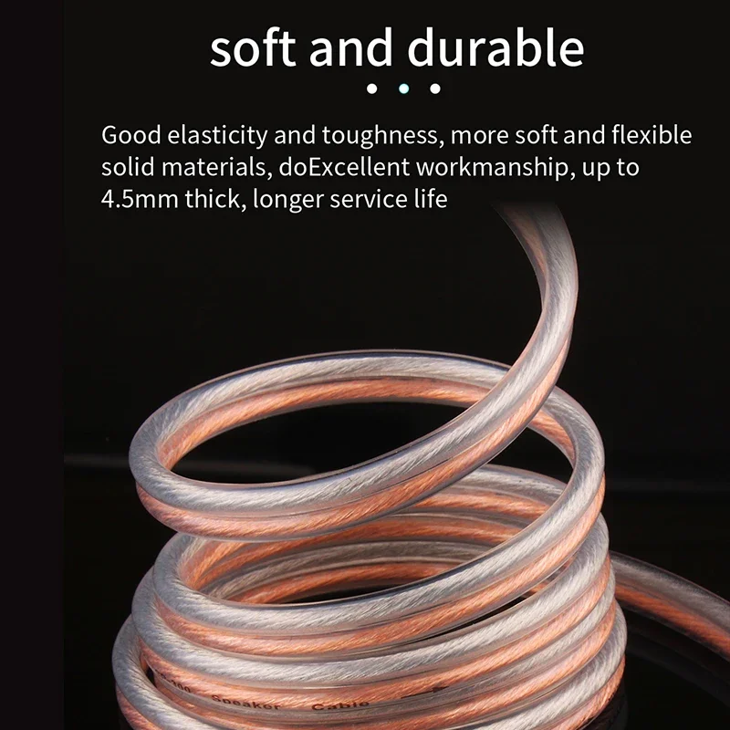 YYTCG RCA to Dual Banana Speaker Cable HiFi OFC 24K Gold Plated Pure Copper Shell For Amplifier Home Theater Audio Wire