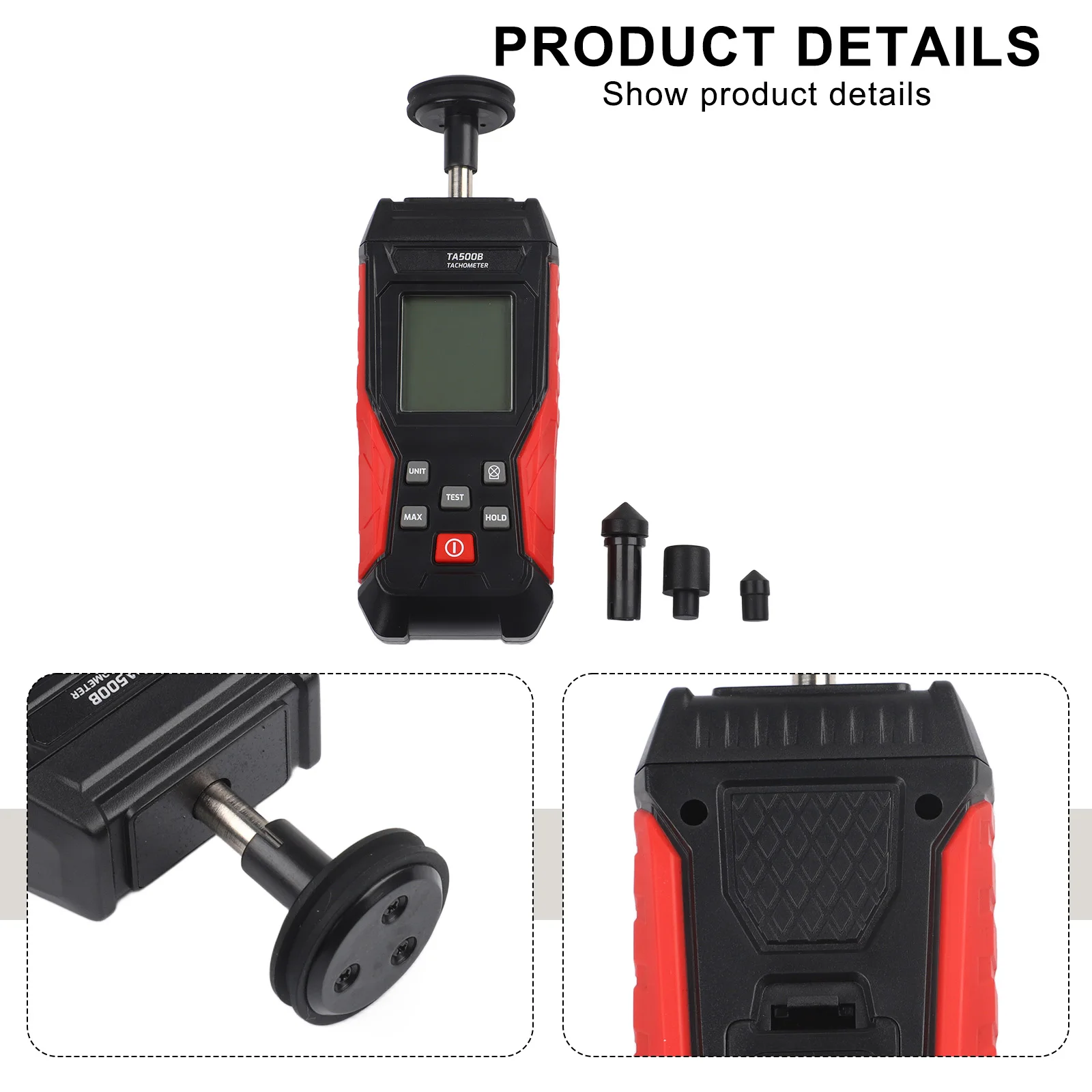 

Industrial Tachometer Contact Tachometer For Industrial Measurements Anemometer Easy To Use Fast Sampling Time