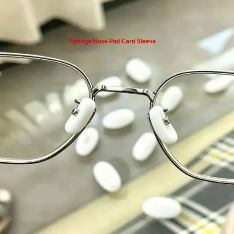 8/16/24Pcs Self-adhesive Soft Foam Anti-slip Glasses Nose Pads Cover Instant Lifting Comfortable Eyeglass Protection〔Funny〕